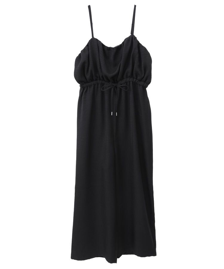 Green Parks「胸元バルーンウエストリボンサロペット」|オールインワン|