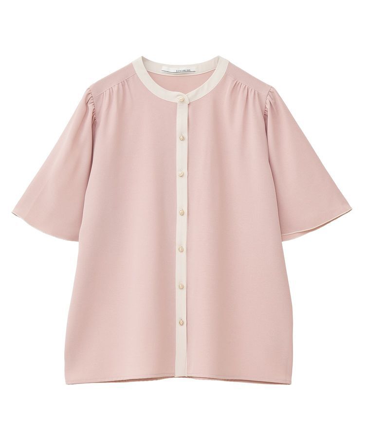 Green Parks「・ELENCARE DUE バイカラーブラウス」|シャツ・ブラウス|