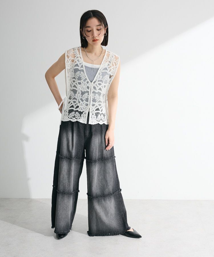 Green Parks「・ELENCARE DUE 2wayレースベスト」|ベスト・ジレ|