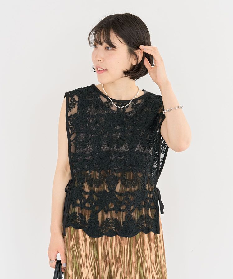 Green Parks「・ELENCARE DUE 2wayレースベスト」|ベスト・ジレ|