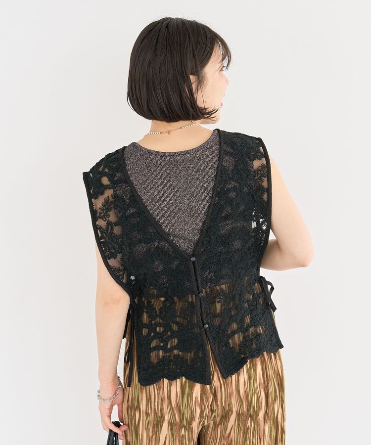 Green Parks「・ELENCARE DUE 2wayレースベスト」|ベスト・ジレ|