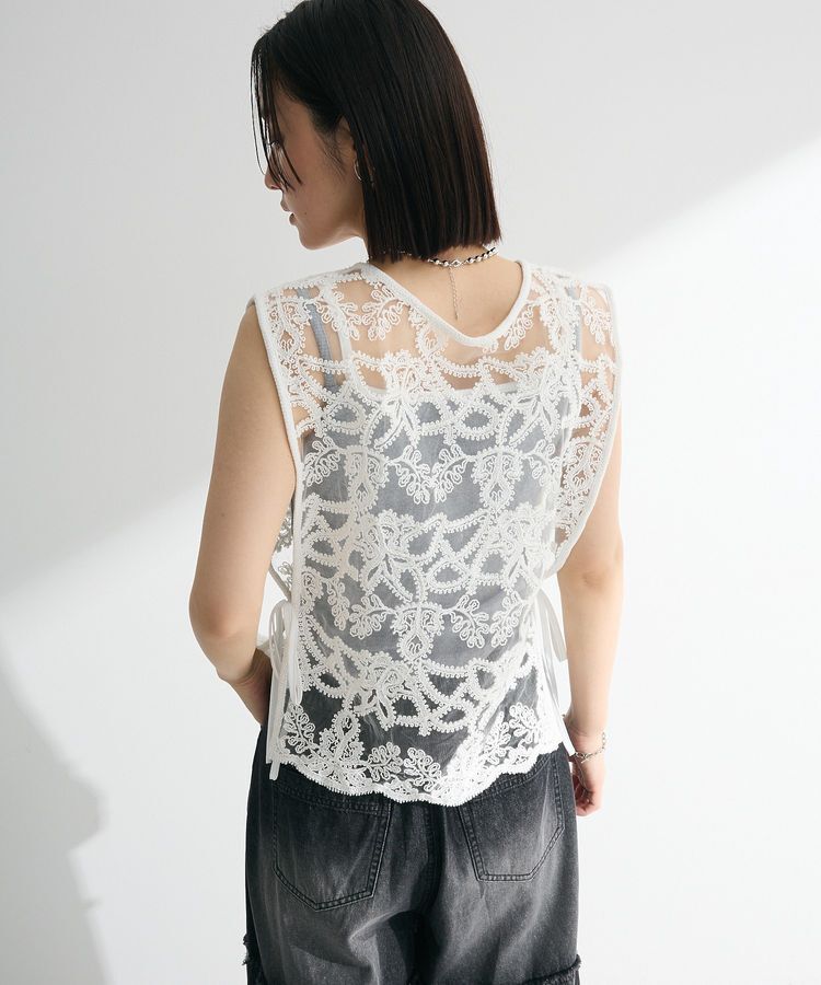 Green Parks「・ELENCARE DUE 2wayレースベスト」|ベスト・ジレ|