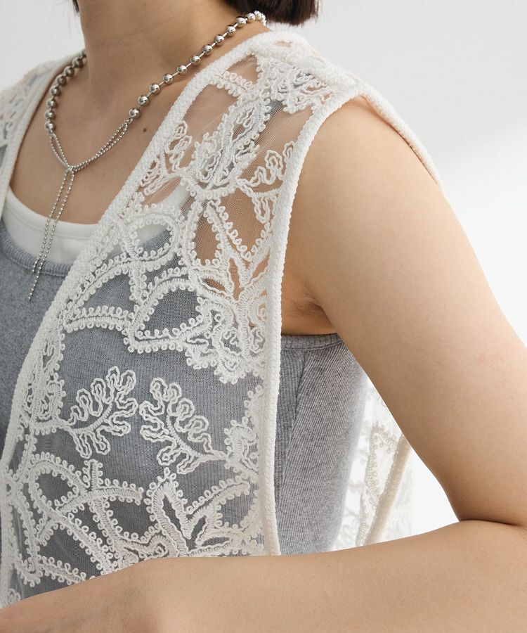 Green Parks「・ELENCARE DUE 2wayレースベスト」|ベスト・ジレ|