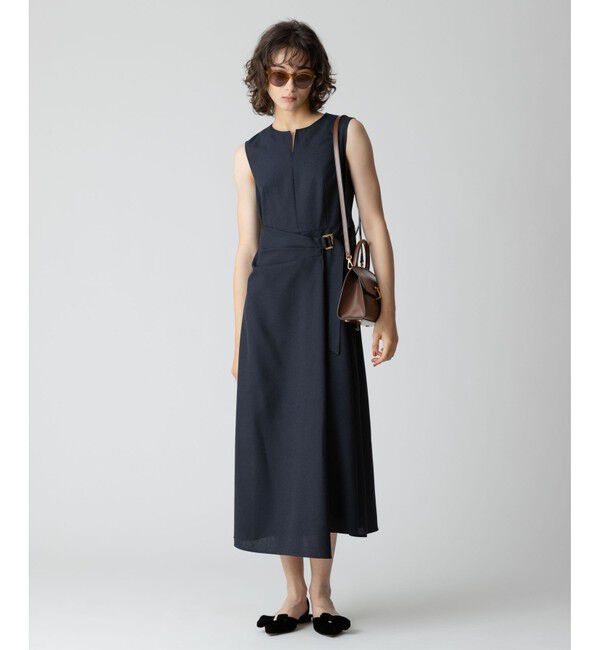 allureville「リネンライクオックスラップワンピース」|ワンピース|