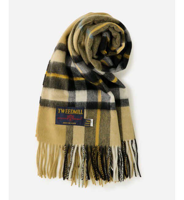 allureville「【TWEEDMILL(ツィードミル)】 LAMBS WOOL STOLE」|ストール|ベージュ系