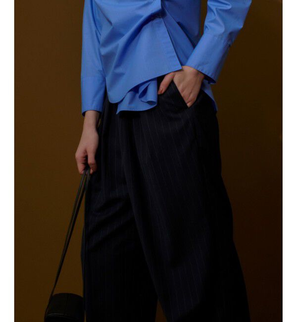 allureville「トリアセサイロタックパンツ」|スラックス|