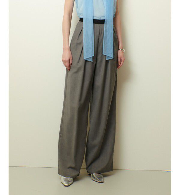 allureville「トリアセサイロタックパンツ」|スラックス|