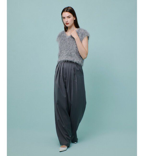 allureville「トリアセサイロタックパンツ」|スラックス|