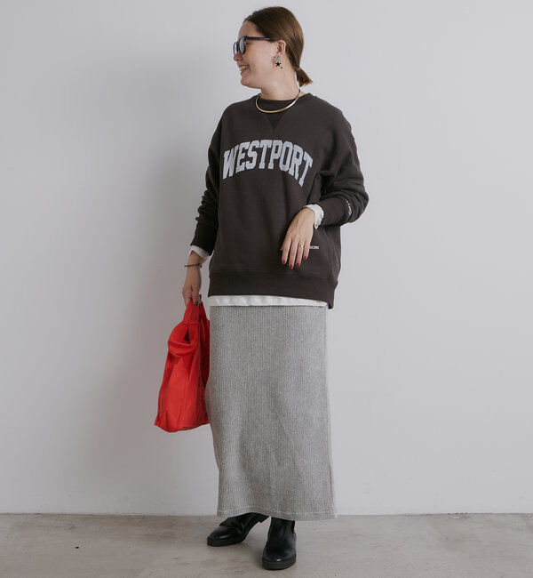  「【低身長・高身長対応】ストレッチコールスカート」|スカート|