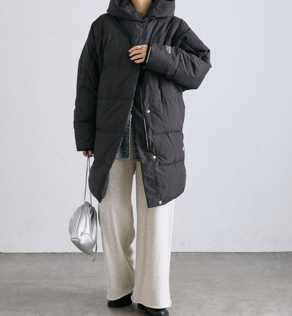  「【軽くて暖かいが叶う♪】フレンチダックダウンフードコート」|ダウン|