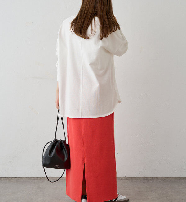  「【Du noir】ミラノリブニットナロースカート」|スカート|