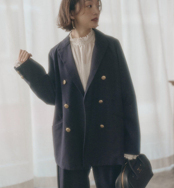  「TRダブルデザインテーラードジャケット」|テーラードジャケット|