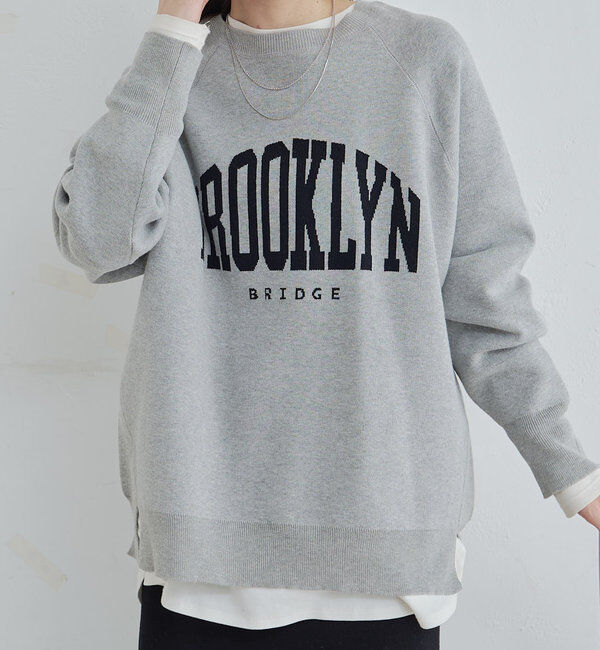  「ジャガードロゴニットプルオーバー」|キャミソール|