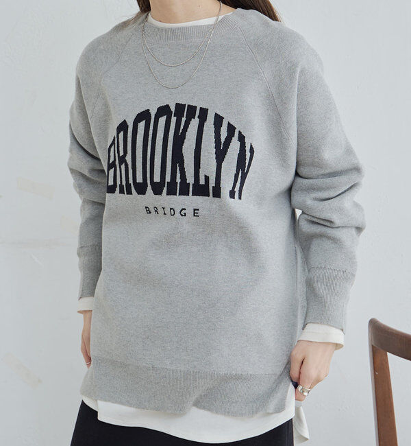  「ジャガードロゴニットプルオーバー」|キャミソール|