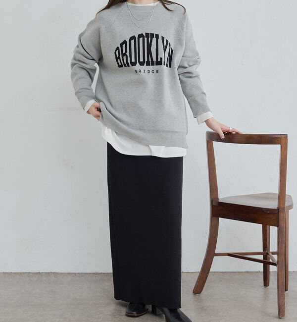  「ジャガードロゴニットプルオーバー」|キャミソール|