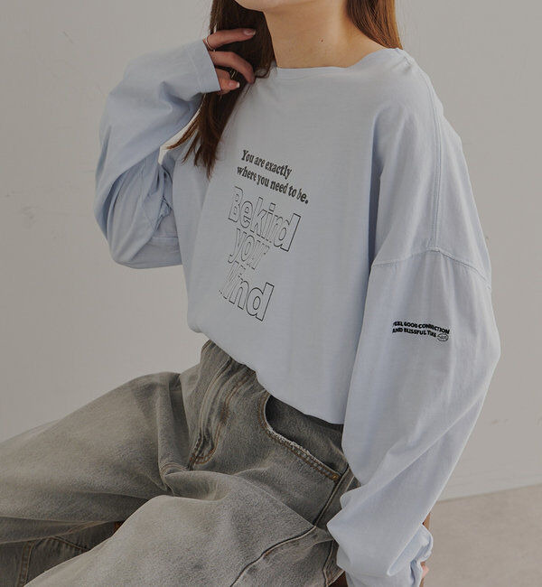  「【F&B】オーガニックコットンシアーガーゼカットソー」|プルオーバー|