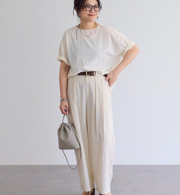  「【＠noricorico102企画】キレイ見え万能Tブラウス」|シャツ・ブラウス|