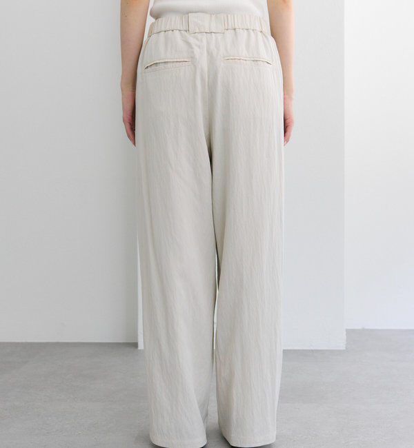  「レーヨンナイロンタックスラックスパンツ」|スラックス|