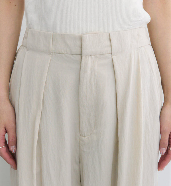  「レーヨンナイロンタックスラックスパンツ」|スラックス|