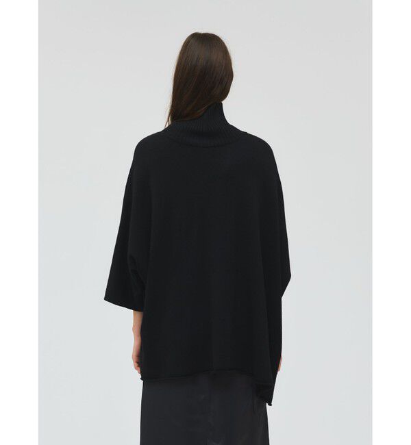 mizuiro ind「mizuiro ind ポンチョライクプルオーバー」|ニット・セーター|