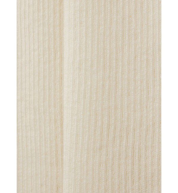 mizuiro ind「mizuiro ind ボタン付きリブハイネックプルオーバー」|ニット・セーター|