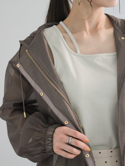 Te chichi「アシンメトリーストラップタンクトップ」|Tシャツ・カットソー|グレー