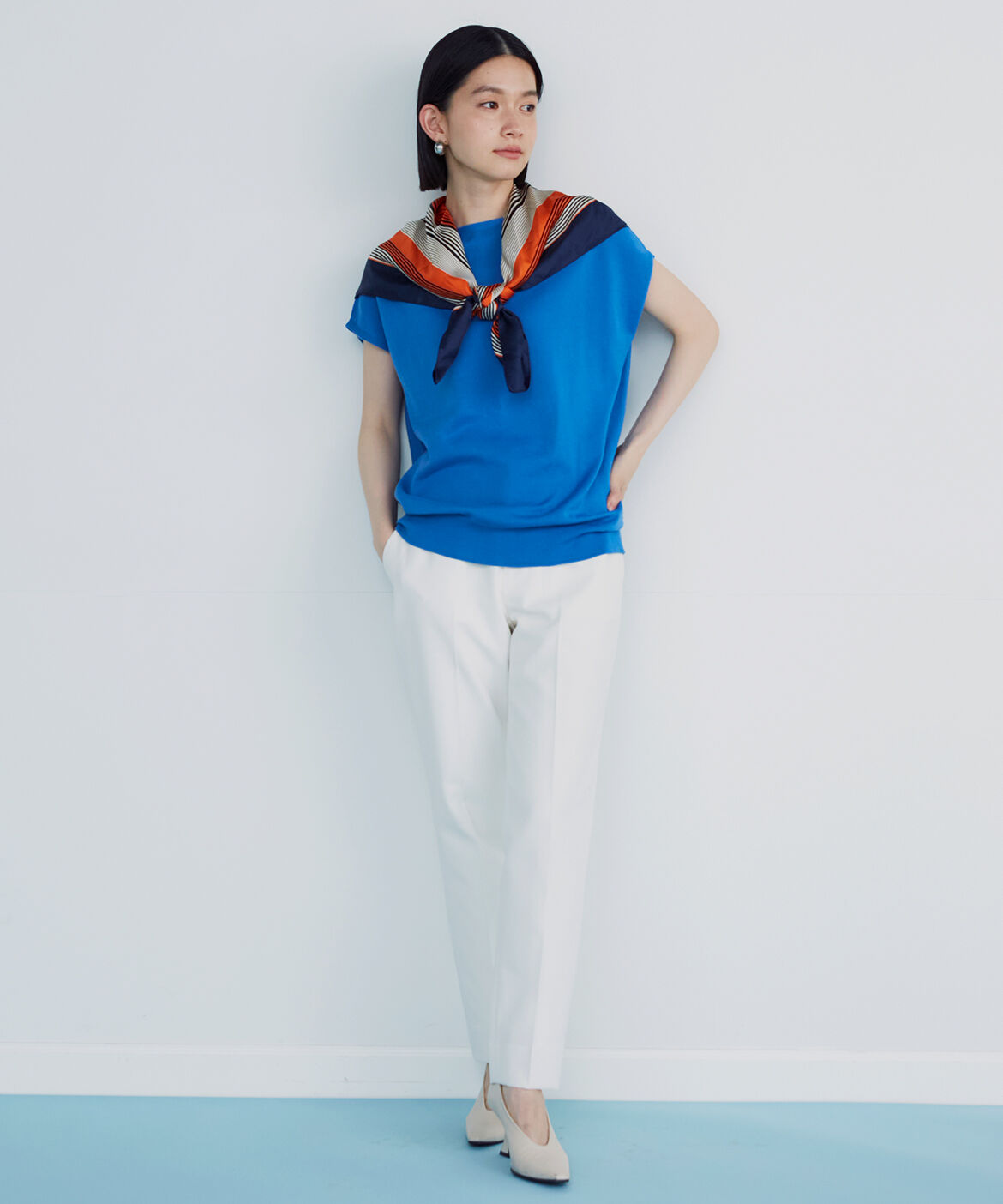 INED「美脚パンツ」|その他|オフホワイト1