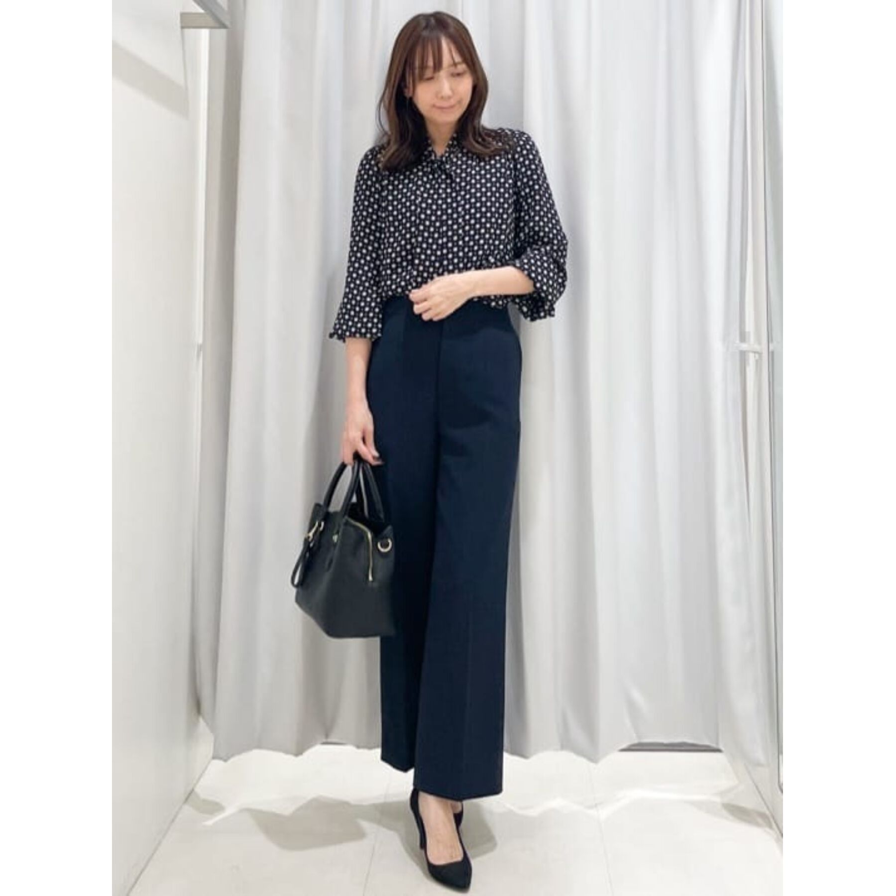 COUP DE CHANCE「【洗える】ボウタイブラウス」|シャツ・ブラウス|