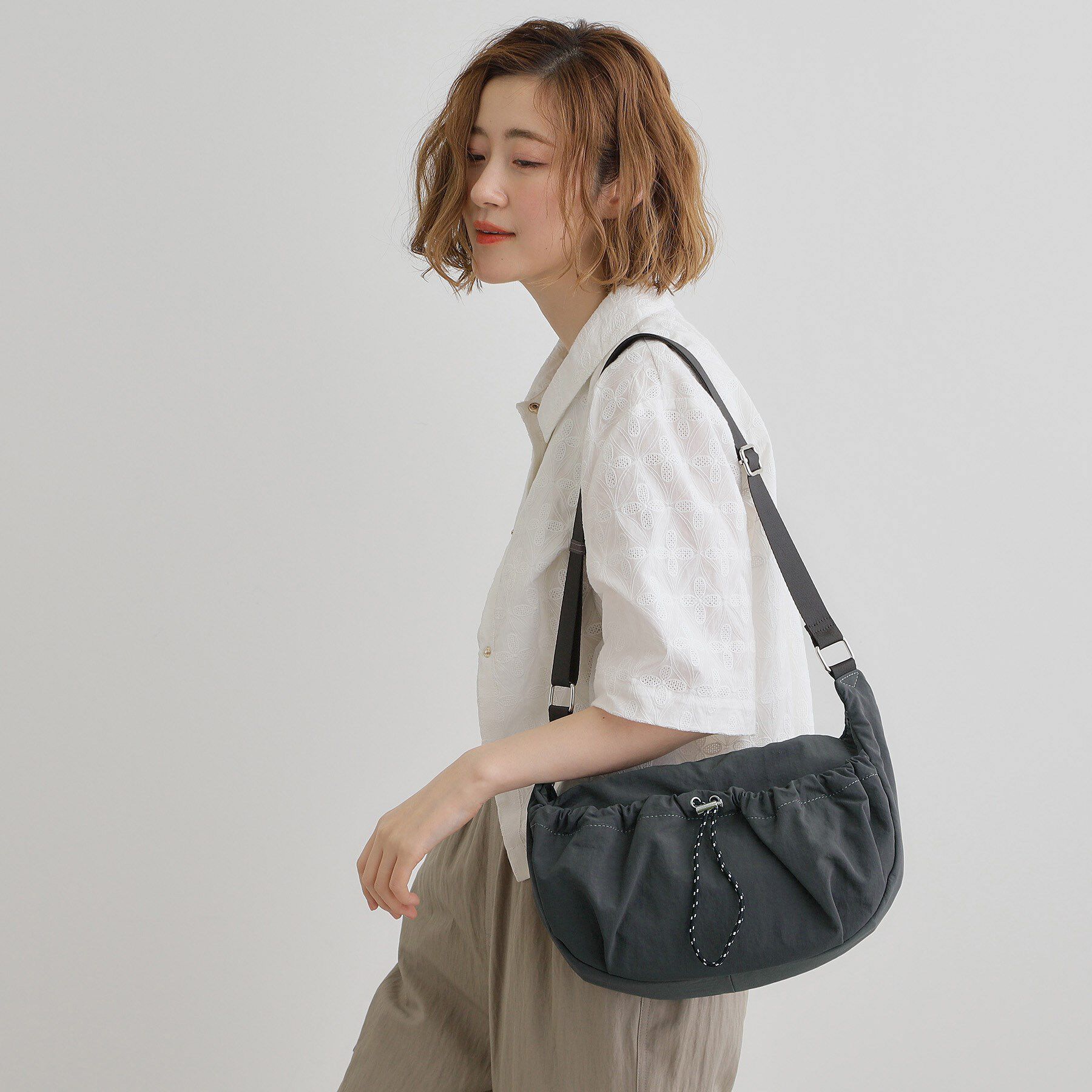 grove「ドロストポケットナイロンショルダー」|ショルダー・メッセンジャー|
