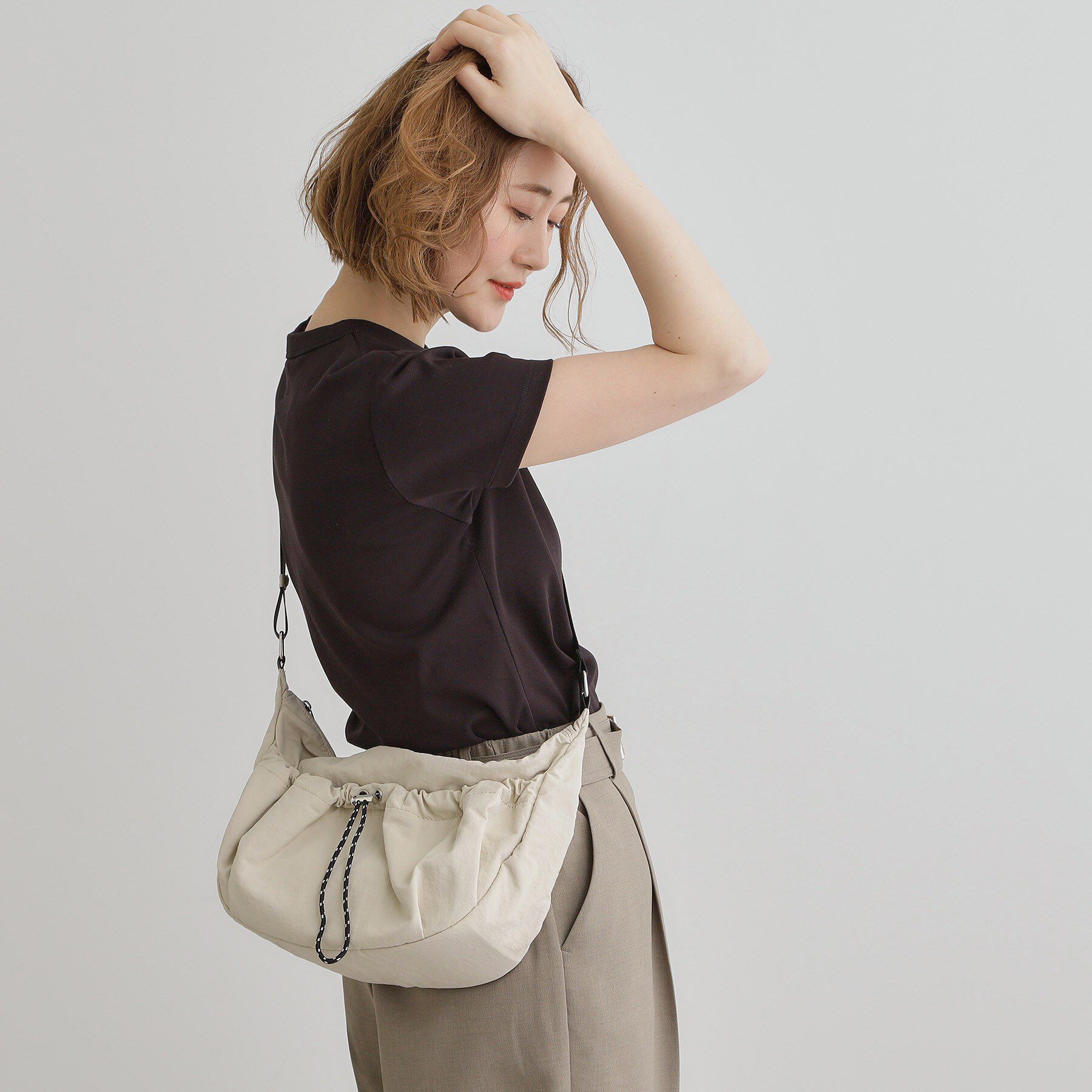 grove「ドロストポケットナイロンショルダー」|ショルダー・メッセンジャー|