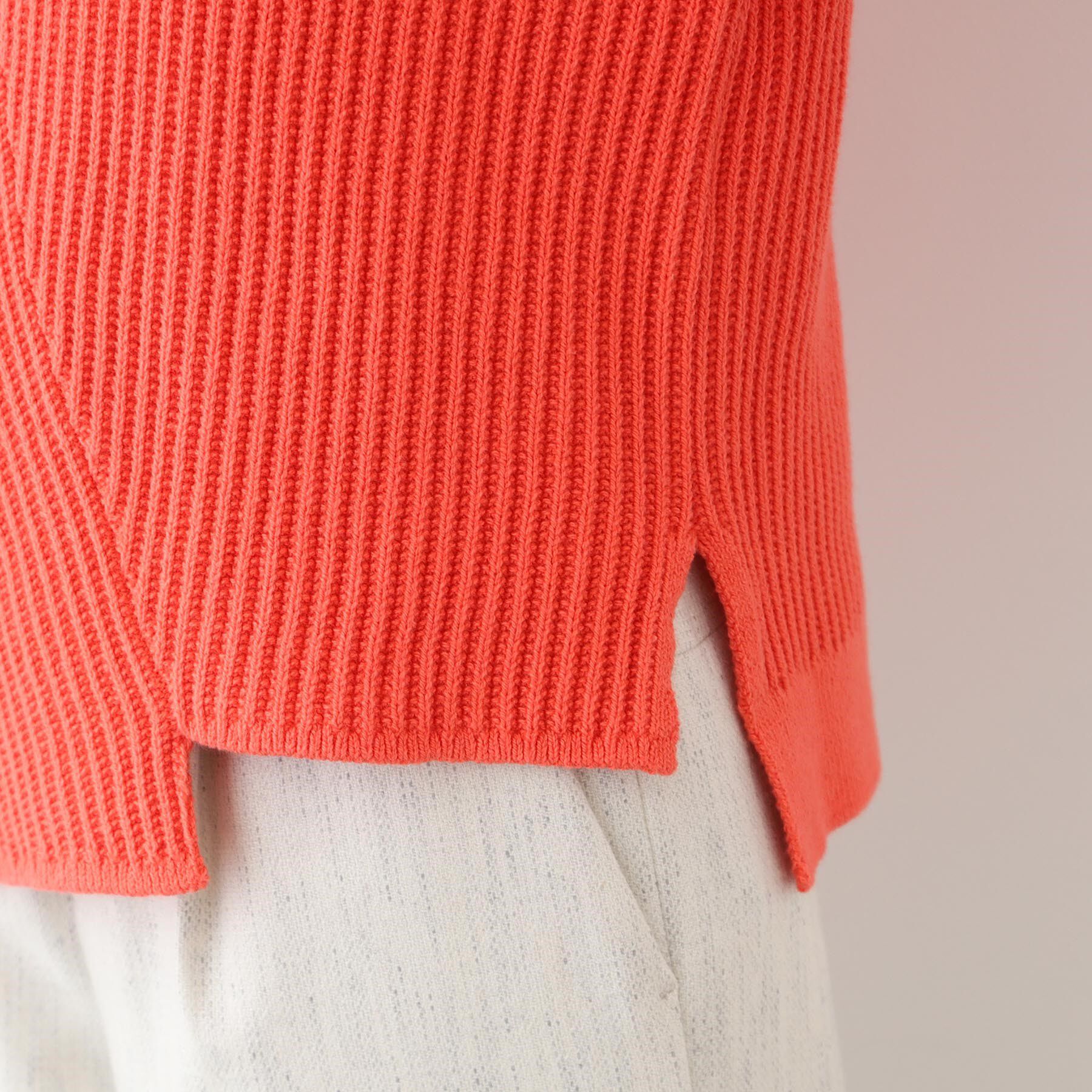 INDIVI「【洗える／コットン混】アシメデザインニット」|ニット・セーター|