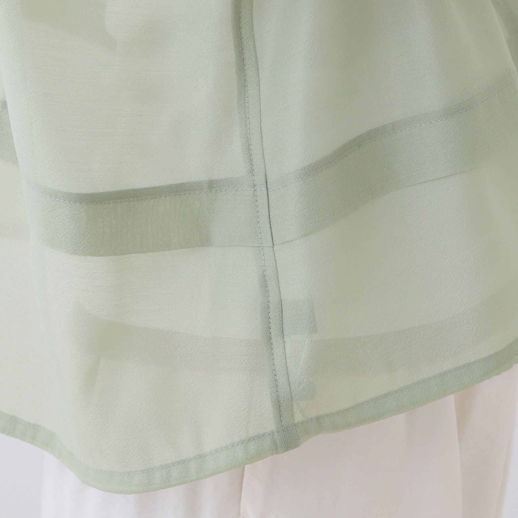 INDIVI「【洗える／ドロスト付】トレンドシアーシャツ」|シャツ・ブラウス|