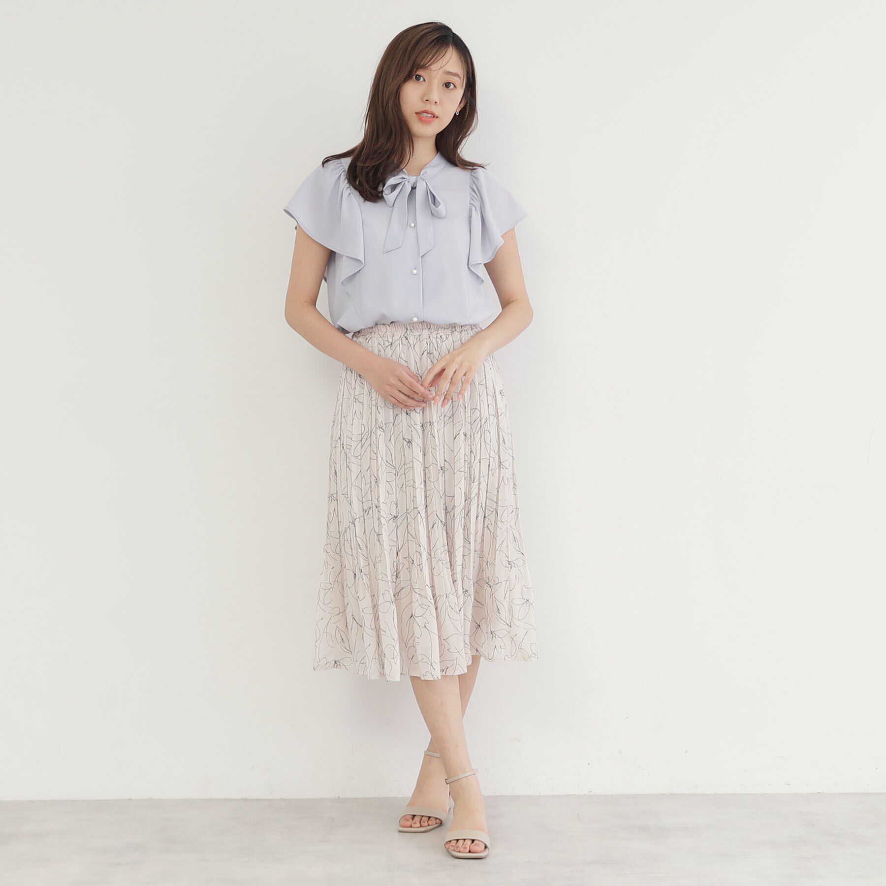 index「《新色追加》着丈が選べる！プリーツフレアスカート【イージーケア／防シワ／洗濯機洗い可】」|スカート|