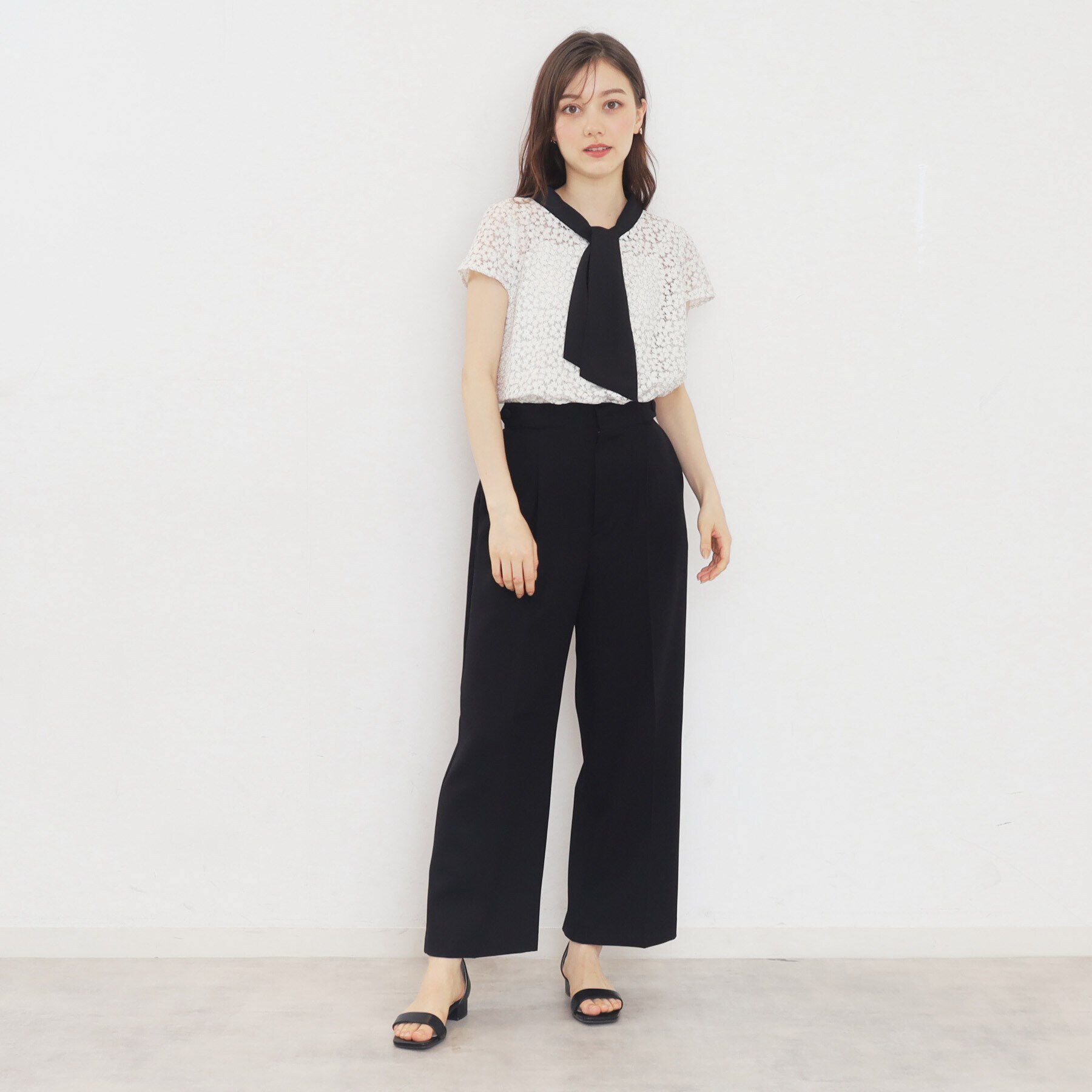 index「≪5color≫ストレッチワイドパンツ【吸水速乾/防シワ/コラーゲン配合/洗濯機洗い可】」|その他|