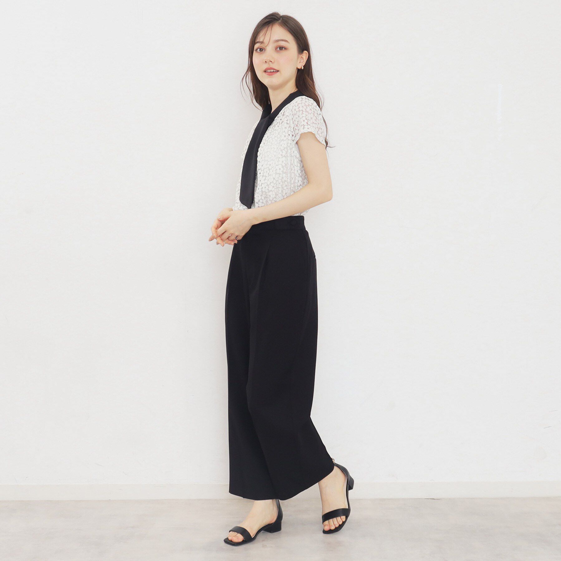 index「≪5color≫ストレッチワイドパンツ【吸水速乾/防シワ/コラーゲン配合/洗濯機洗い可】」|その他|