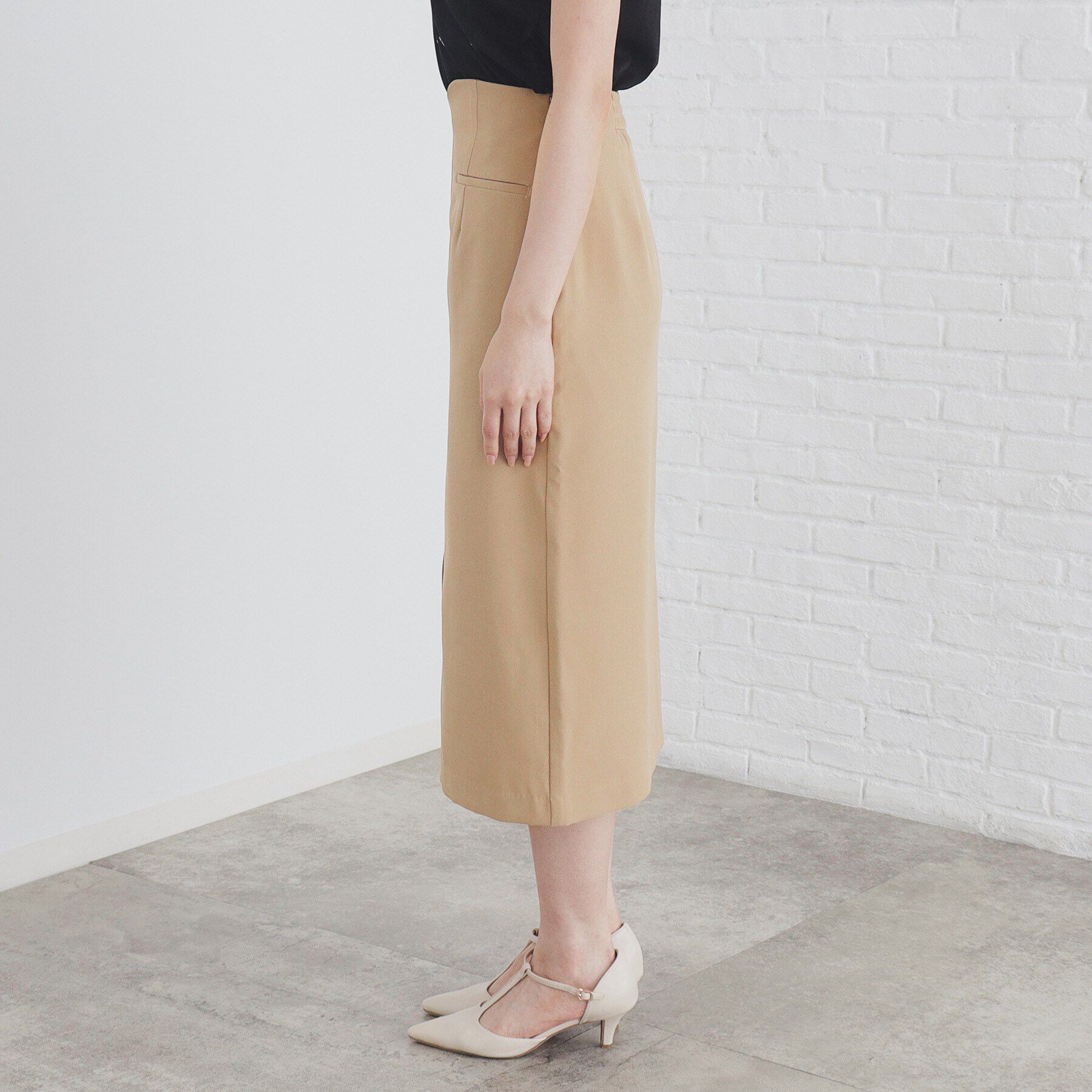 index「ストレッチハートウエストタイトスカート【洗濯機洗い可/防シワ】」|スカート|