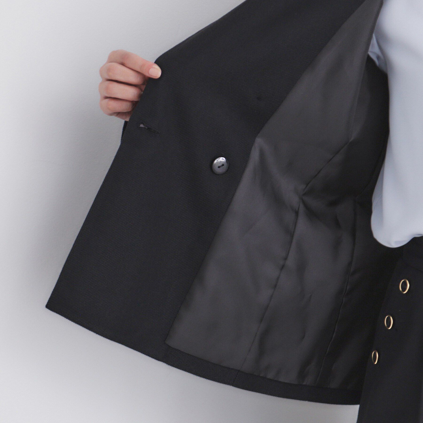 index「《BAILA掲載》ダブルクロスジャケット/セットアップ対応【洗える/イージーアイロン】」|テーラードジャケット|