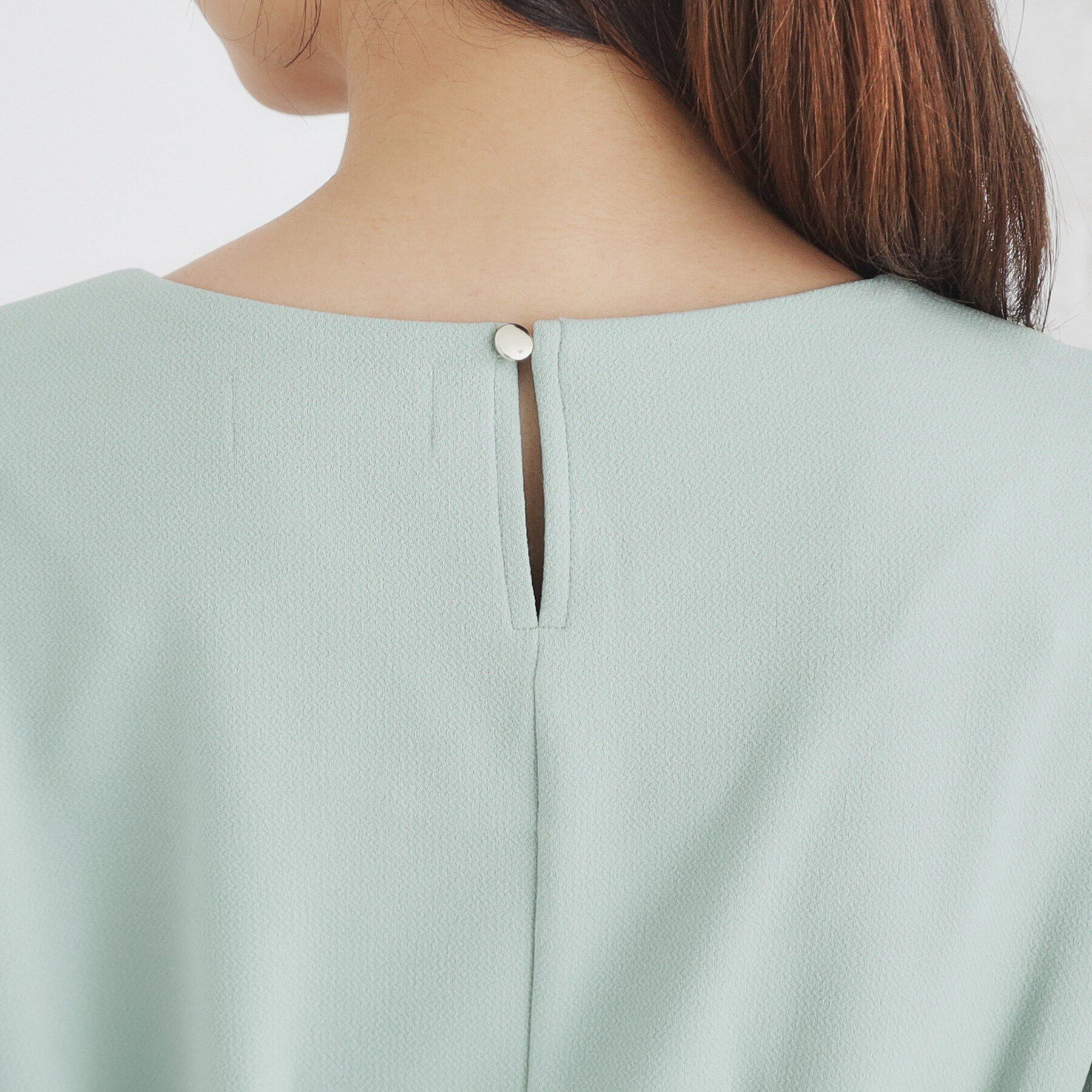 index「ストレッチウエストタックワンピース【洗濯機洗い可/抗ピル/防シワ】」|ワンピース|