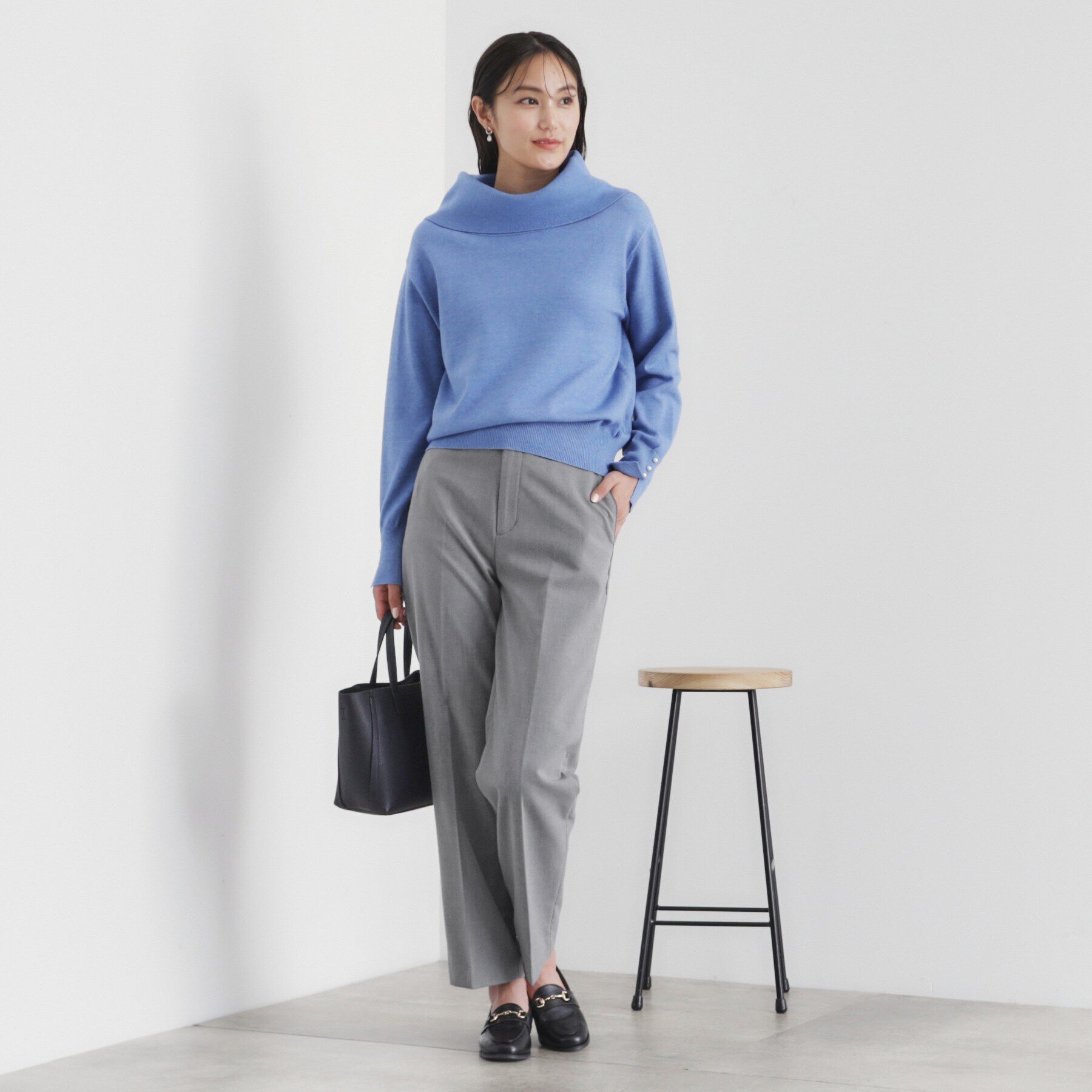 index「裏起毛ストレッチテーパードパンツ【洗濯機洗い可/吸湿発熱/イージーアイロン】」|その他|