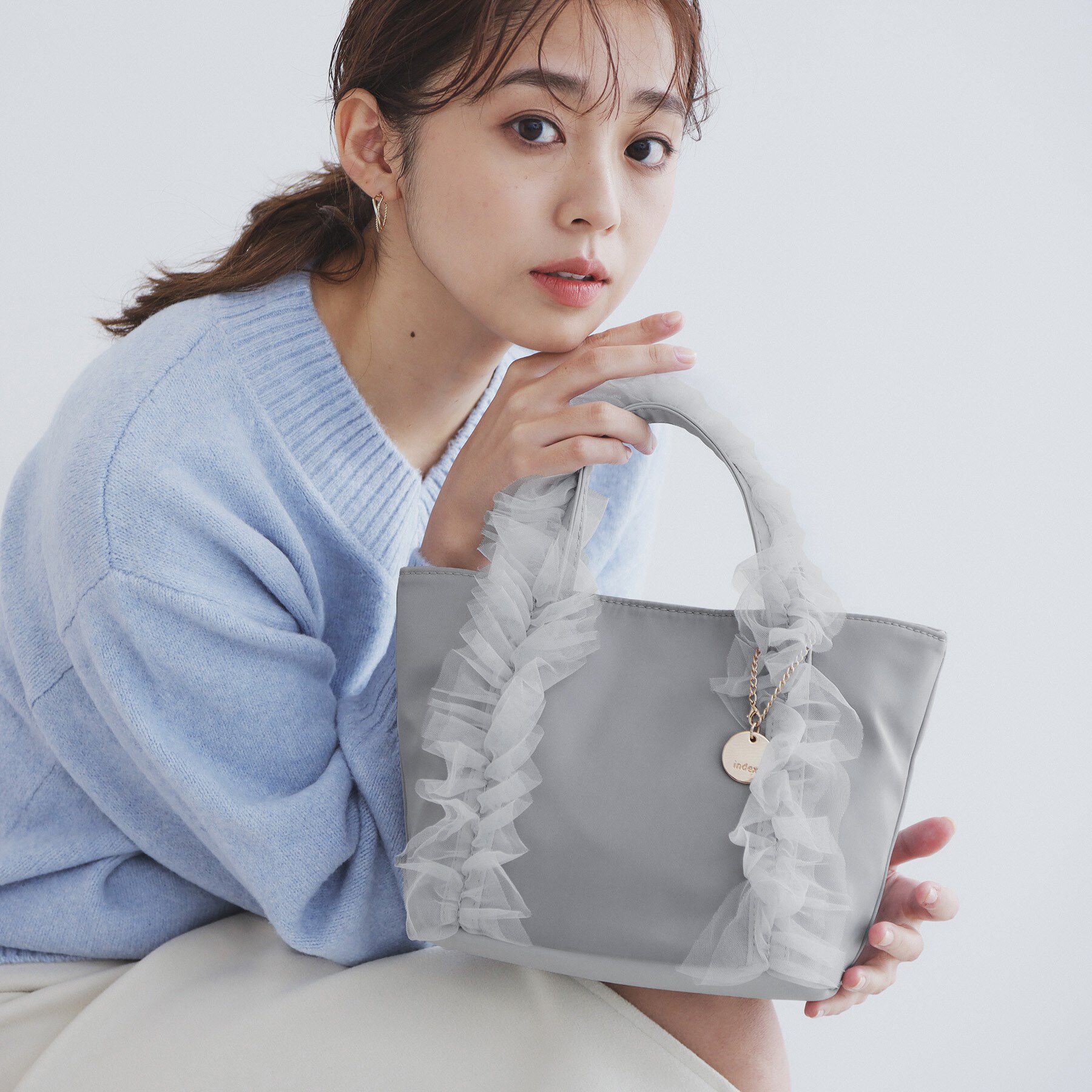 index「2WAYフリルショルダーバッグ」|トートバッグ|