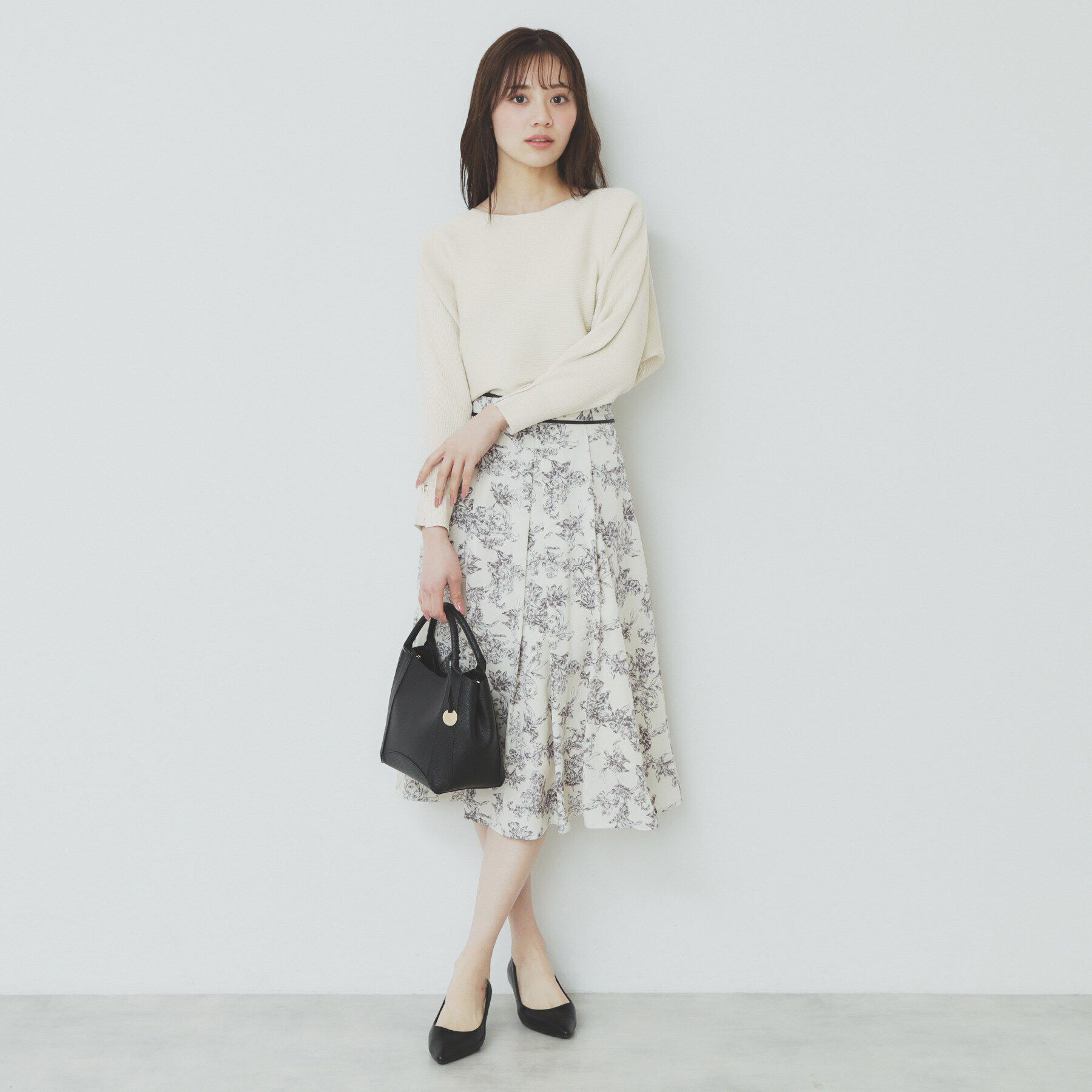 index「《5color》ドルマンリブニット【洗濯機洗い可/抗ピル】」|ニット・セーター|