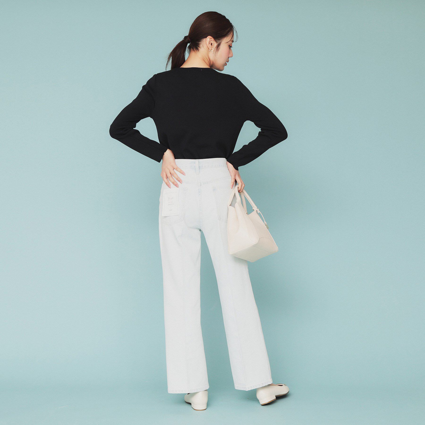 index「《丈が選べる》ストレートデニムパンツ【洗濯機洗い可】」|その他|