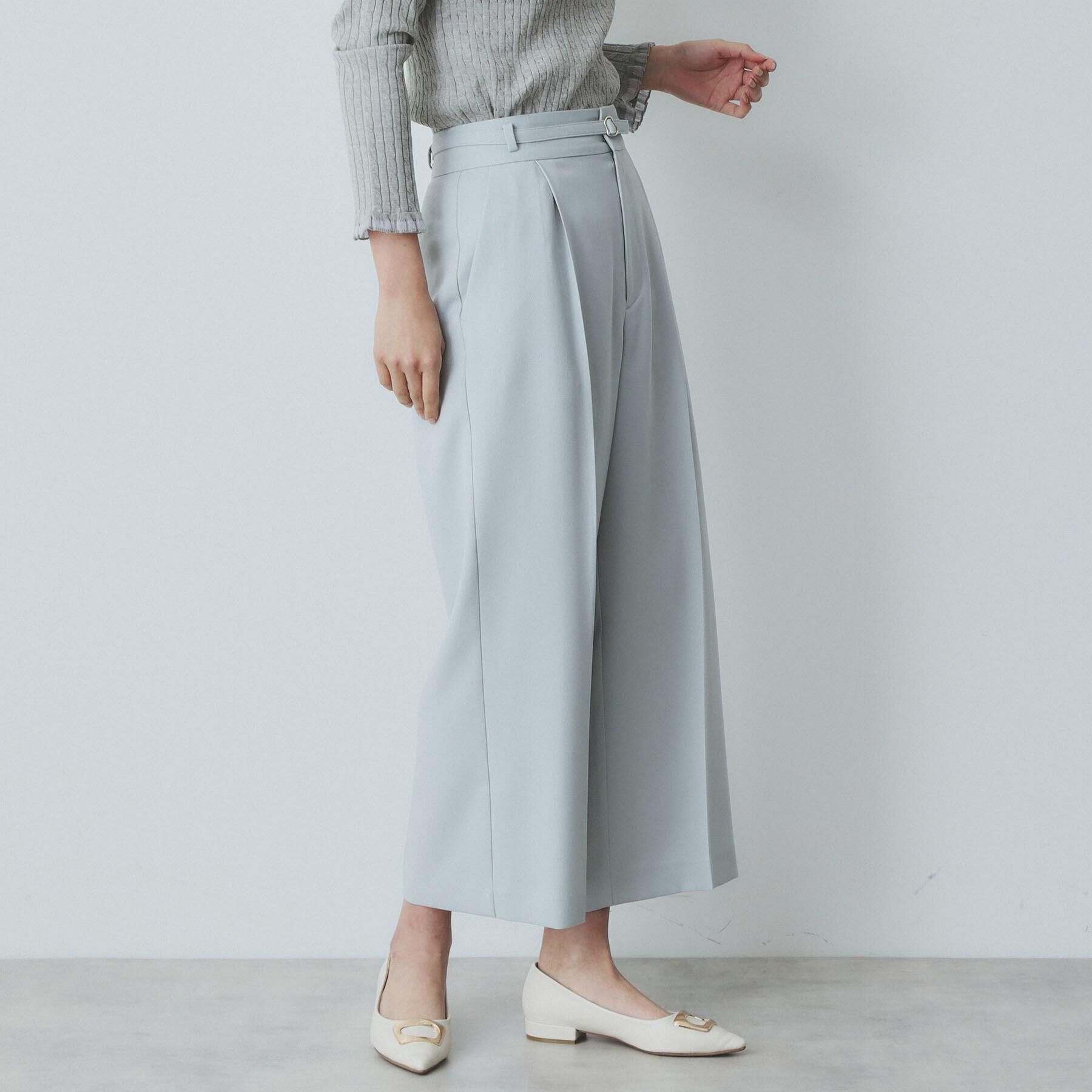 index「ソフトツイルタックワイドパンツ【洗濯機洗い可】」|その他|