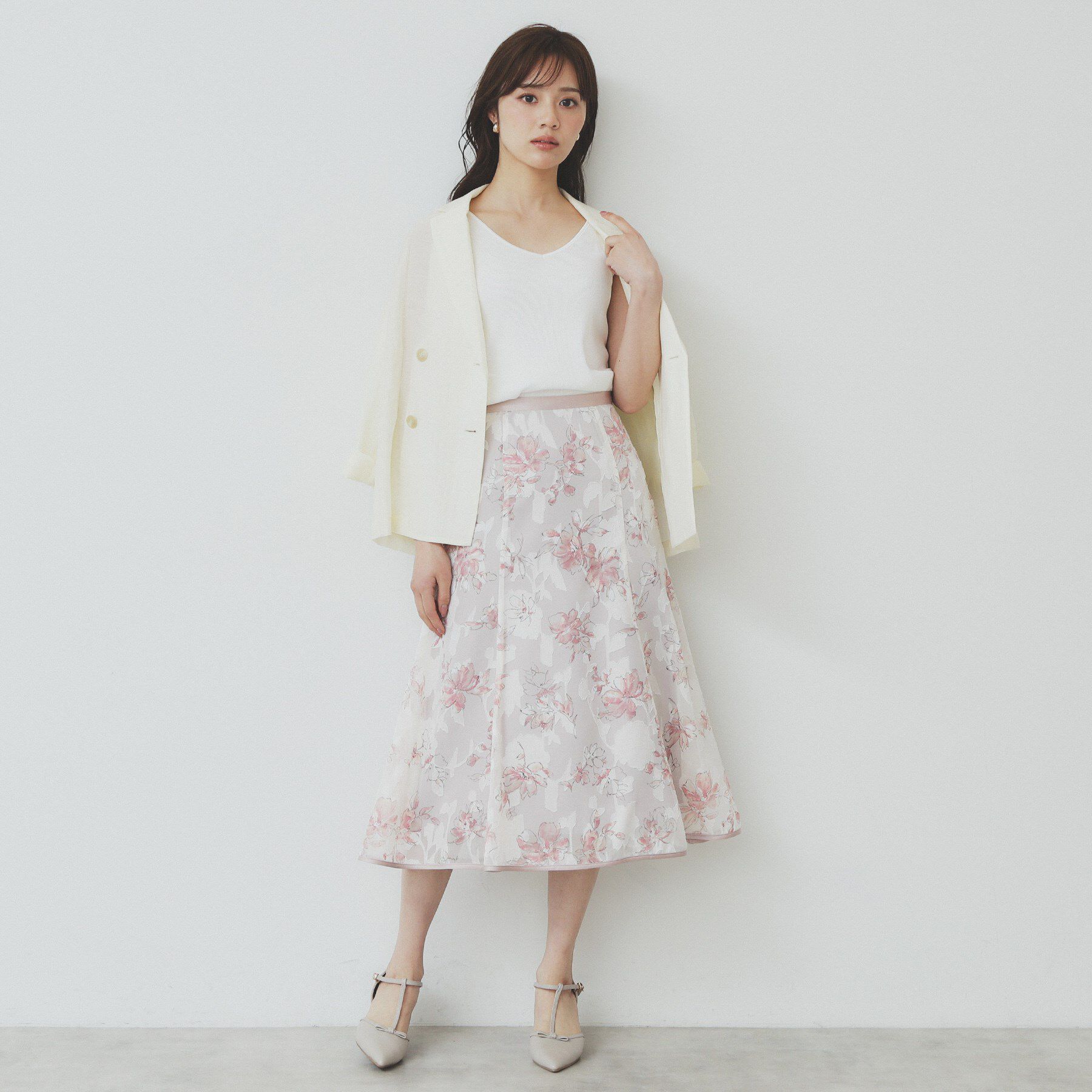 index「前後2WAY サテンパイピングリブタンクトップ【洗濯機洗い可】」|キャミソール|