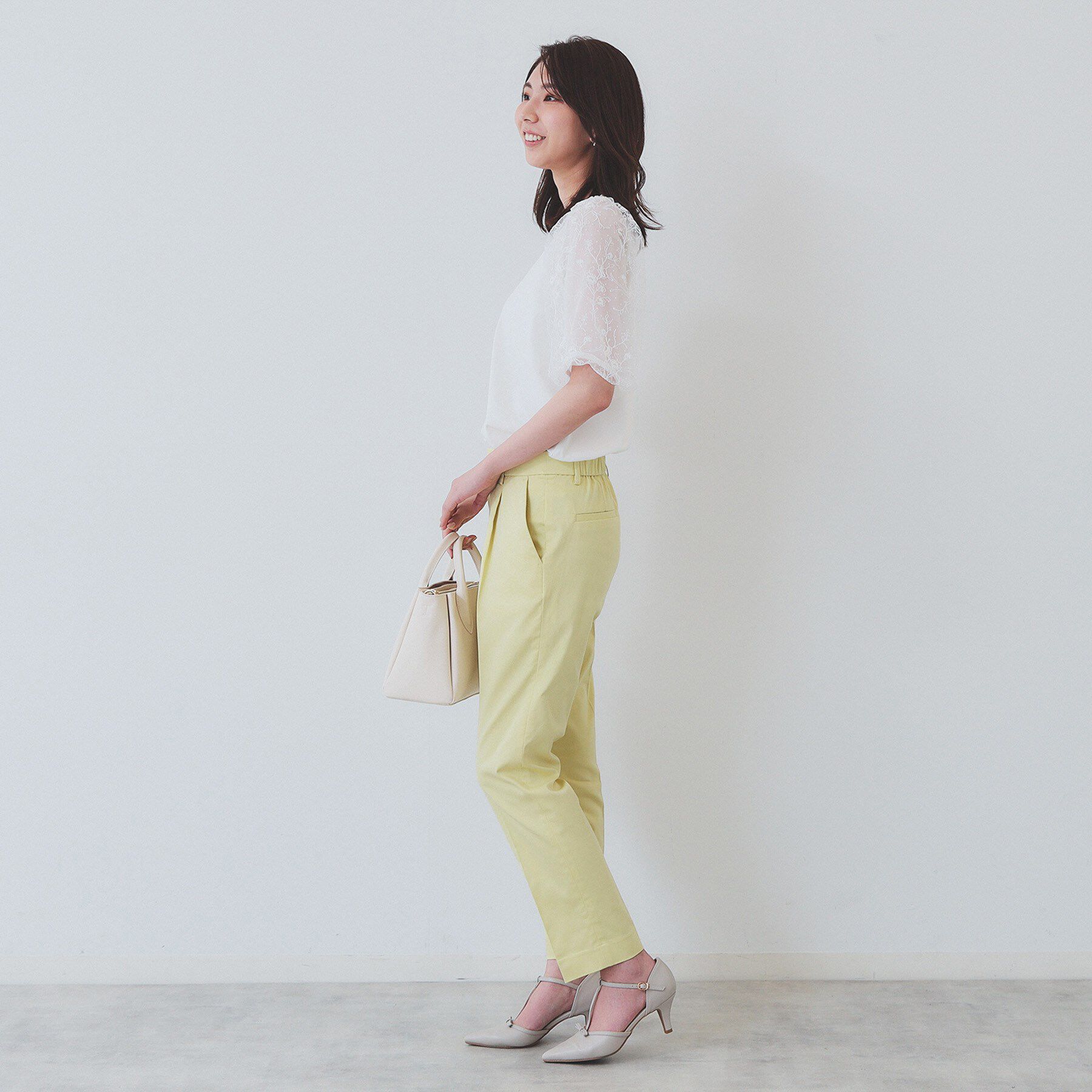 index「《6色展開/XS-LLサイズ》コンパクトストレッチテーパードパンツ【洗濯機洗い可/吸水速乾/透け防止」|その他|