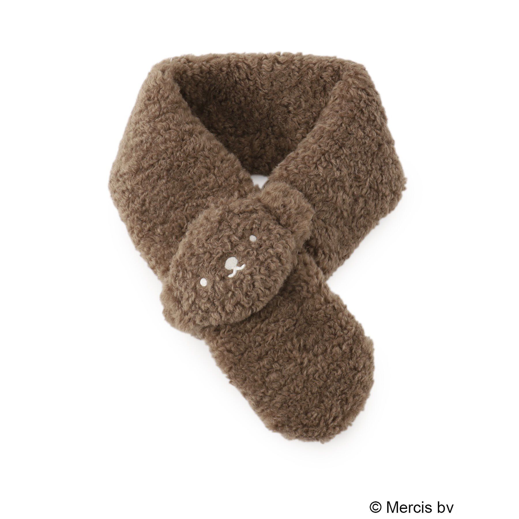 OPAQUE.CLIP「【コラボ】Dick Bruna &times; OPAQUE.CLIP フェイクファーティペット ボリス」|ストール|モカブラウン(842