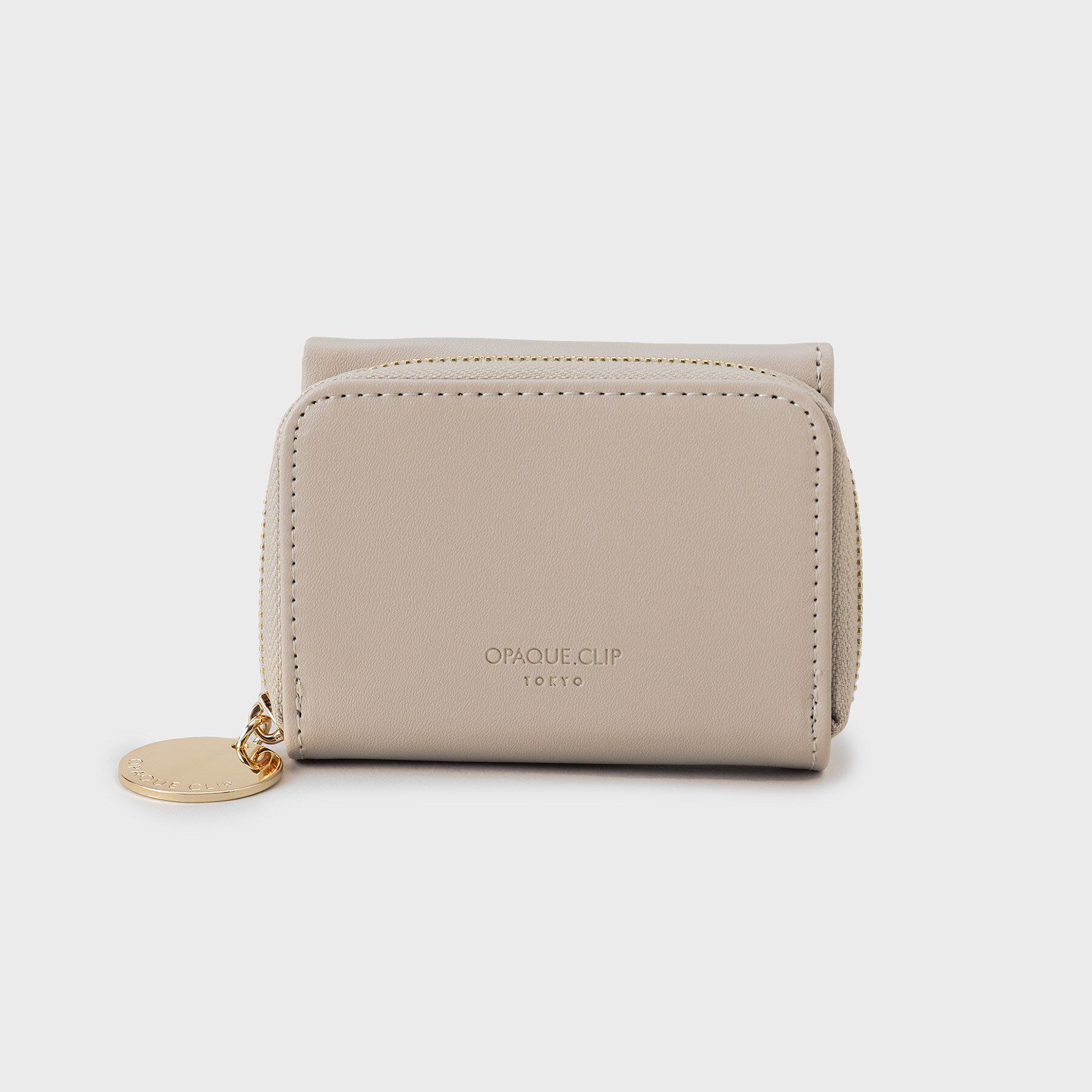OPAQUE.CLIP「三つ折りコンパクトウォレット」|財布|ベージュ(052)