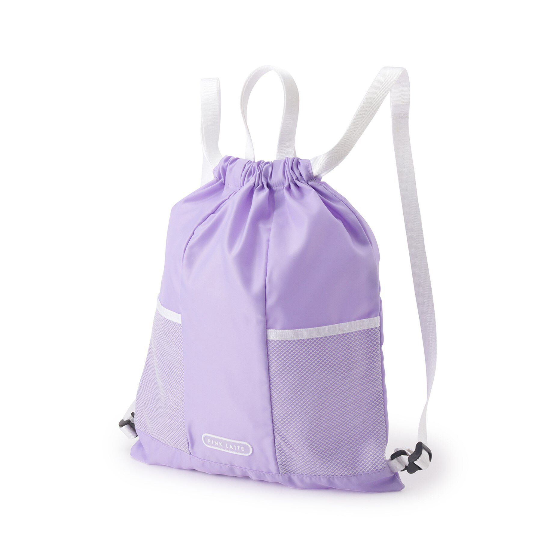 PINK-latte「【スクールグッズ／習い事】ナップバッグ」|リュック|パープル(081)