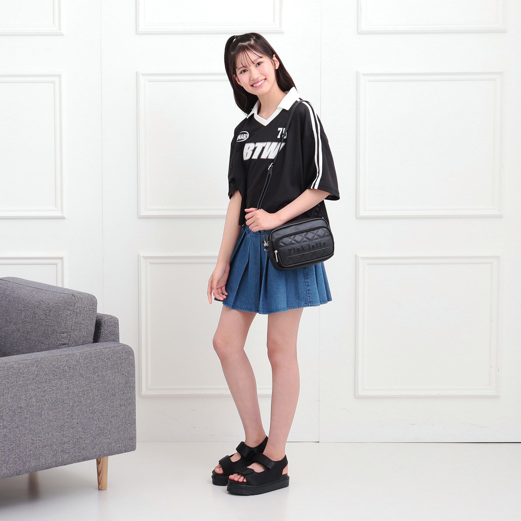 PINK-latte「横型ショルダーバッグ」|ショルダー・メッセンジャー|