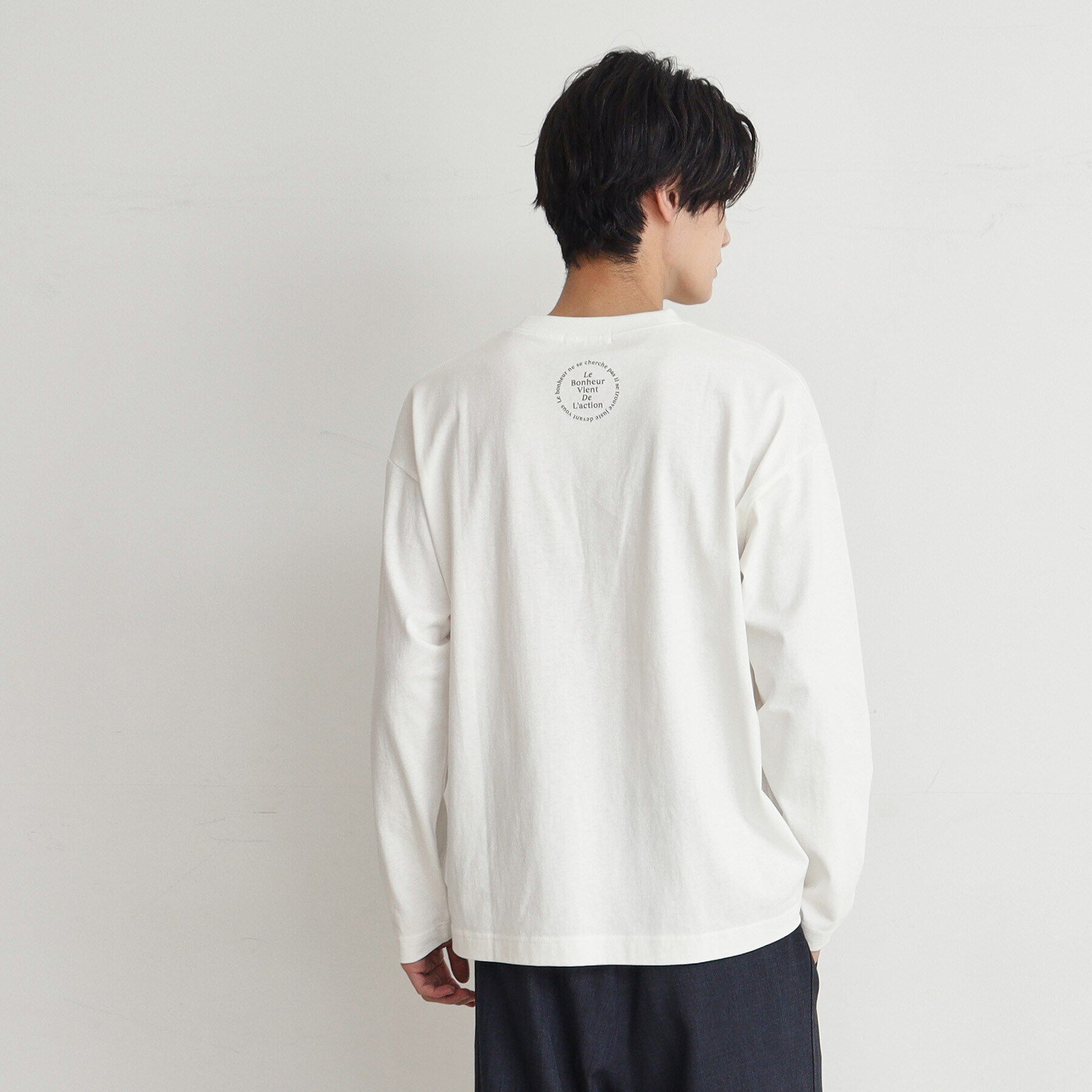 THE SHOP TK「【6色展開】Parisフォト／ロゴ長袖Tシャツ」|Tシャツ・カットソー|